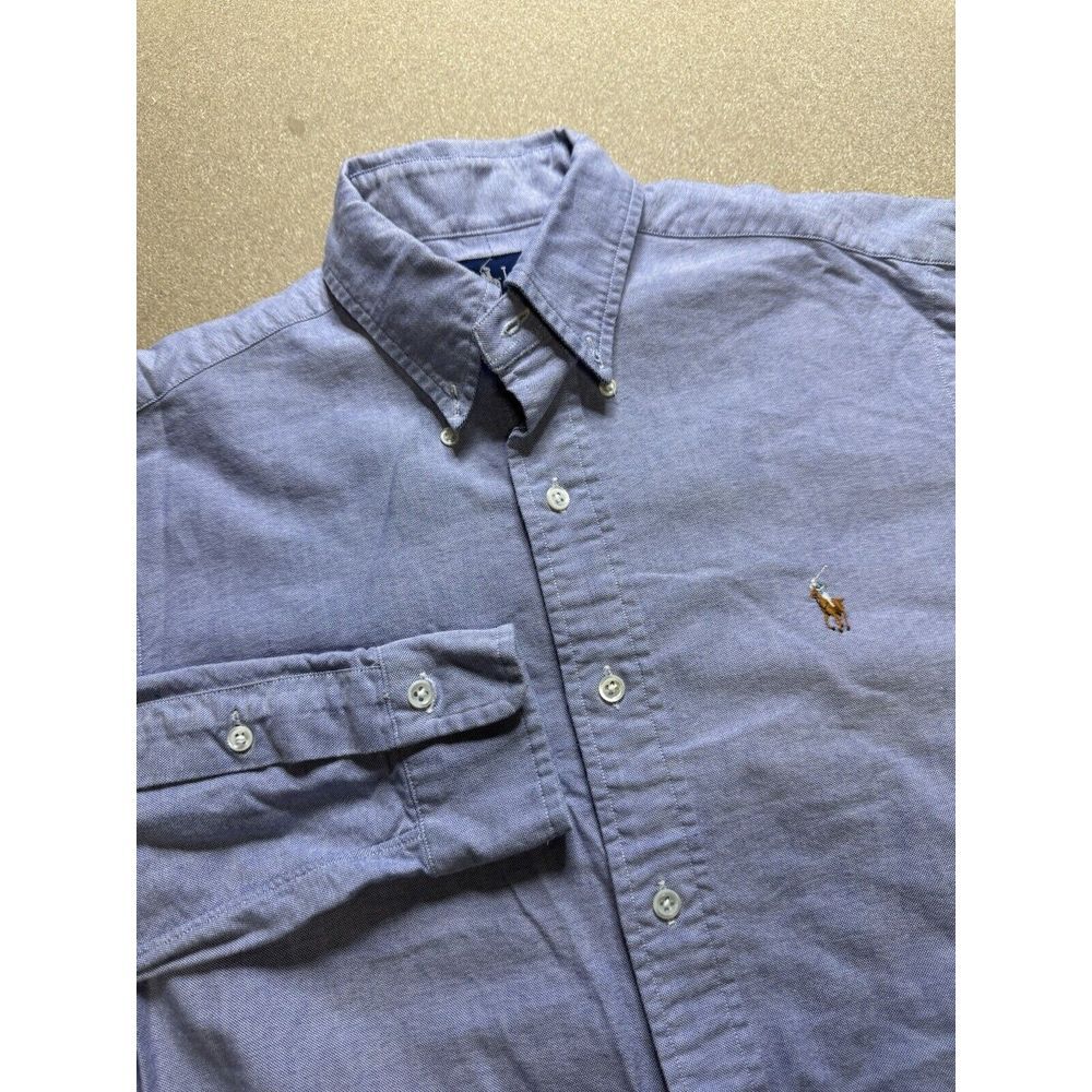 Ralph Lauren Button-Up Shirt Mens‎ Size 14 1/2-33 Long Sleeve Flesh Pony